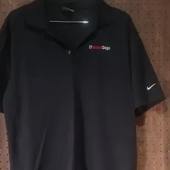 NIKE GOLF ナイキゴルフ　DRI-FIT　半袖ポロシャツ　ロゴ「IT Watch Dogs」刺しゅう　メンズ３ＸＬ