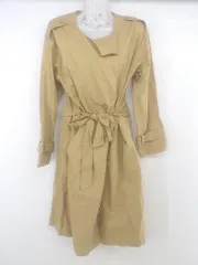 ◇ ◎ w closet ダブルクローゼット ノーカラー 長袖 コート サイズF ベージュ レディース P  【1302030007127】