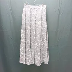 ◇ HONEYSUCKLE ROSE ハニーサックルローズ 花柄 フラワー 綺麗め ロング フレア スカート サイズM パープル レディース E  【1303290000828】