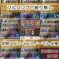 第1期シリーズ 全種類 フルコンプ 247枚 ノーマル 被り無しコレクション 遊戯王 初期 大量 nvq41 1期 セミコンプ 3