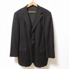 #anc エルメネジルドゼニア ErmenegildoZegna ジャケット 48 黒 S3B 背抜き サイドベンツ シンプル ビジネス スイス製 メンズ [884274]のサムネイル