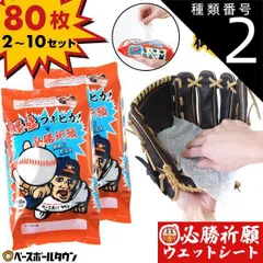 【新品未使用】 種類2:3個(240枚) 当店オリジナル 野球用ウェットシートクリーナー フキピカ 80枚入り 大容量 グローブ・ミット・バットなど野球用品の汚れ落としに ミンクオイル配合 つや出し グラブ スパイク トレシュー ヘルメット マスクのサムネイル
