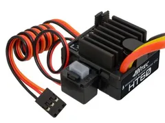 新品 HiTEC 防水ブラシモーターESC HT60(ディーンズTプラグコネクター) [佐川急便]のサムネイル