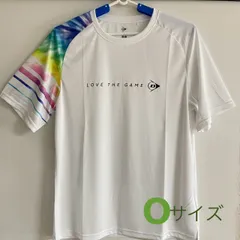 【新品・未使用】定価の60％OFF！！ダンロップ DUNLOP ユニセックスTシャツ  DAL-8400（ホワイト）テニスウェア【メール便発送】のサムネイル
