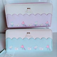 【Daisy Rico】仔猫のパステルカラー長財布