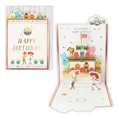 【 新品 未開封 】   ニホンホールマーク 誕生日カード ディズニートイ・イチゴケーキ2 EAR817046 未使用 送料無料