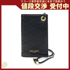 サンローラン カードケース 669952 ブラック 中古のサムネイル