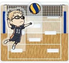 【中古】アクリルスタンド・アクリルパネル 月島蛍 「ハイキュー!! トレーディングジオラマ風アクリルスタンド Ver.A」