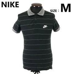 ナイキ/NIKE★半袖ポロシャツ【メンズM/黒×白/black×white】ゴルフ/スポーツ/Tops/Shirts◆sBH957<sale>