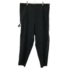 Yohji Yamamoto POUR HOMME ヨウジヤマモト プールオム 20AW 脇ファスナータタキ付けパンツ HR-P22-100 ブラック 4のサムネイル