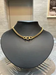 Christian Dior（クリスチャンディオール）3連リング　ラインストーン　ネックレス