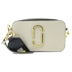 マークジェイコブス MARC JACOBS スナップショット ショルダーバッグ ロゴ グレー ピンクのサムネイル