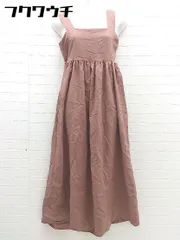 ◇ titivate ティティベイト ノースリーブ ロング ワンピース サイズF ブラウン系 レディース 【中古】 【1002802267871】