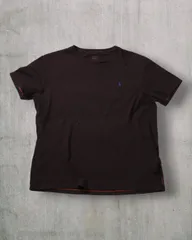 90s-00s ヴィンテージ ポロ ラルフローレン ブラック Tシャツ #VA001