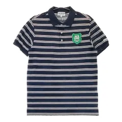 サイズ：4 JACK BUNNY ジャックバニー  半袖ポロシャツ ボーダー柄 ブラック系 [240101254101]# ゴルフウェア メンズ ストスト