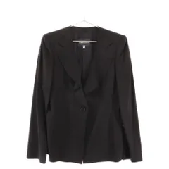 GIORGIO ARMANI (ジョルジオアルマーニ) ピークドラペル 1B テーラードジャケット BORG0 21 S.P.A. ブラック レディースのサムネイル