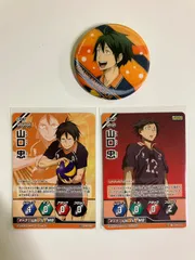ハイキュー!! 山口忠 訳あり 3D 缶バッジ おまけ付き