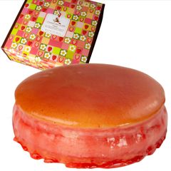 魔法洋菓子店ソルシエ チーズケーキ 苺スフレ 5号 直径14.5cm 4人～6人分 約340g 【単品（飾り無し）】 誕生日ケーキ スイーツ クリスマスケーキ 苺