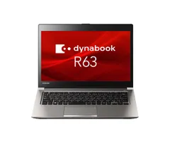 お買い得ノートパソコン！Dynabook R63J 爆速SSD 16GBメモリOffice付き予備ACアダプターと新品充電マウス付き！