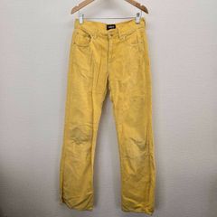 FAITHLESS コーデュロイパンツ イエロー 29 ヴィンテージ メンズ 古着 M-C-453