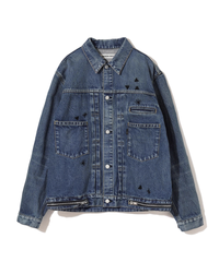 UNDERCOVER  DENIM JACKET BUG_EM UP1D4203
