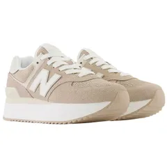 ニューバランス WL574Z SM スニーカー ライトブラウン レディース 厚底 チャンキーソール 574プラス