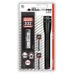【新着商品】【明るさ332ルーメン / 本体色 : ブラック】 ミニマグライトプロ : Mini Maglite PRO LED Flashlight : SP2P01HL