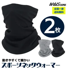 【2枚セット】ネックウォーマー 冬用 防寒 防風 暖かい 薄手　裏起毛 大きい ロング
