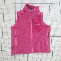 ◇ ⊇ mont bell モンベル ボア - ボアスリーブジップベスト サイズ90cm ピンク系 キッズ E  【1508200027562】