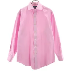 Polo by Ralph Lauren ポロバイラルフローレン 長袖 クラシックフィット コットンシャツ 15 1/2-32/33 ピンク メンズ 古着