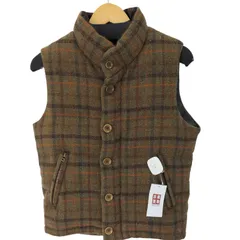 美品Harris Tweedハリスツイードダウンベスト サイズＬスコットランド 2025年最新】ハリスツイード ダウンベストの人気アイテム - メルカリ