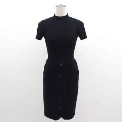 結婚式に！　イタリア製　エンポリオアルマーニ　42　黒　ノースリーブ　ワンピース 結婚式に！ イタリア製 エンポリオアルマーニ 42 黒 ノースリーブ