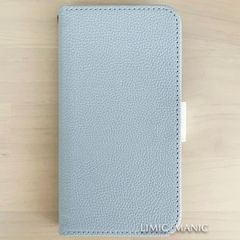 iPhone 13 / 14 手帳型 ケース スマホケース カードケース レザー調 カラフル ライトブルー 水色 アイフォン