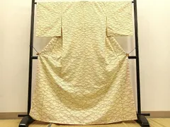 平和屋着物■付下げ　芝草文　正絹　逸品　BAAM2934ph