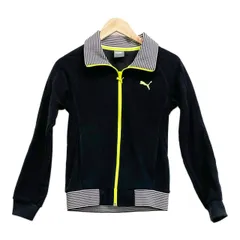 PUMA プーマ S レディース ジャージ フルジップパーカー　トラックジャケット　黒 20240611-0048