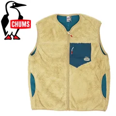 CHUMS (チャムス) CH04-1358 Bonding Fleece No Collar Vest ボンディングフリースベスト CMS142 全5色 B001Beige M