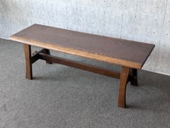 こだわり製作！創りたて！大型ベンチ○大きい文机 - メルカリ
