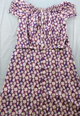 マーキーズ MARKEY’S ワンピース ブラウス セットアップ 120cm 子供服 中古