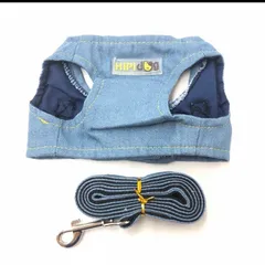 ☆新品☆HiPi dog ハーネス&リード セット(ライトブルー サイズS)  犬・猫兼用　お散歩グッズ　おでかけ