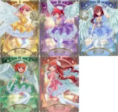 【中古】紙製品 全5種セット ブラインドコレクションシート 「きゃらっとくじ 映画 五等分の花嫁～マジカル☆クインテット～」 P賞