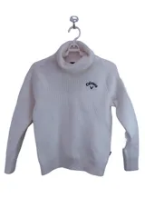 Callaway(キャロウェイ) タートルネックセーター 白 レディース L C23218103 ゴルフ用品 2404-0707 中古