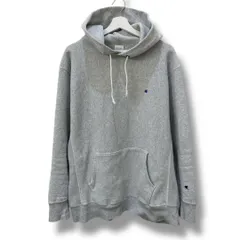 Champion チャンピオン REVERSE WEAVE リバースウィーブ スウェットパーカー M グレー C8-N136 単色タグ 青単 復刻 フーディー 裏起毛 メンズ 秋 ゴーゴー古着マルイ北千住店 38 久178