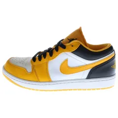 NIKE (ナイキ) AIR JORDAN 1 LOW TAXI エア ジョーダン タクシー ローカットスニーカー イエロー/ブラック US9.5/27.5cm 553558-701