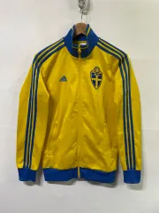 【希少】adidasジャージ　サッカースウェーデン代表　バイカラー　黄色青2XL 希少】adidasジャージ サッカースウェーデン代表 バイカラー