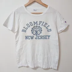 (^w^)b Champion チャンピオン 半袖 Tシャツ プリントT 英字 ブランドロゴ刺繍 カジュアル シンプル スポーツ 普段着 アウトドア ルームウェア ラフ 綿100% ホワイト レディース サイズM