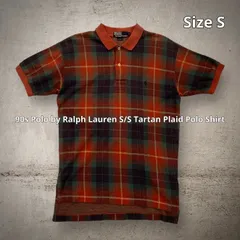 90s Polo by Ralph Lauren S/S Tartan Plaid Polo Shirt ポロラルフローレン タータンチェックポロシャツ 半袖 マルチカラー Sサイズ ミニポニー 刺繍 総柄 クラシック