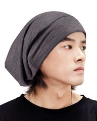 【特価セール】シルクナイトキャップ メンズ ニット帽子メンズ レディース 19匁6Aシルク ナイトキャップ ヘアキャップ テンセル 美髪 摩擦軽減 頭皮保湿 [LULUSILK] ツヤ髪 就寝用 サイズ調整可能 男女兼用