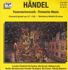 Feuerwerksmusik [Audio CD] Haendel