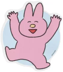 【中古】マウスパッド うさぎ ダイカットマウスパッド ver.B 「今日もいい1日だった！～低空飛行うさぎと仲間たち～」