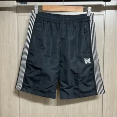 新品未使用　Needles ハーフパンツ　ブラック　Sサイズ Needles/ニードルズ 別注 Track Short 別注 トラックショーツ